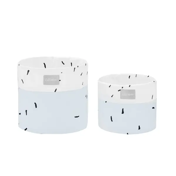 KIKKA BOO SET KOŠARA ZA DJ.SOBU 2KOM-22CM I 18CM BLUE
