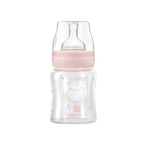 KIKKA BOO STAKLENA BOCA 120ML HIPPO DREAMS,PINK