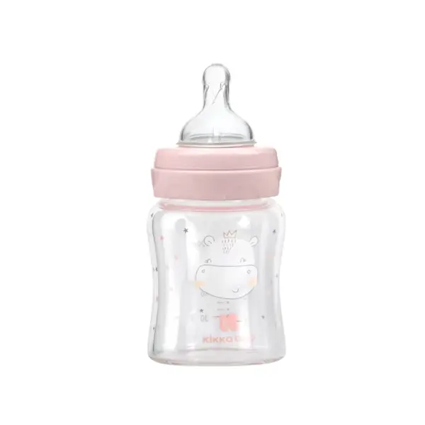 KIKKA BOO STAKLENA BOCA 120ML HIPPO DREAMS,PINK