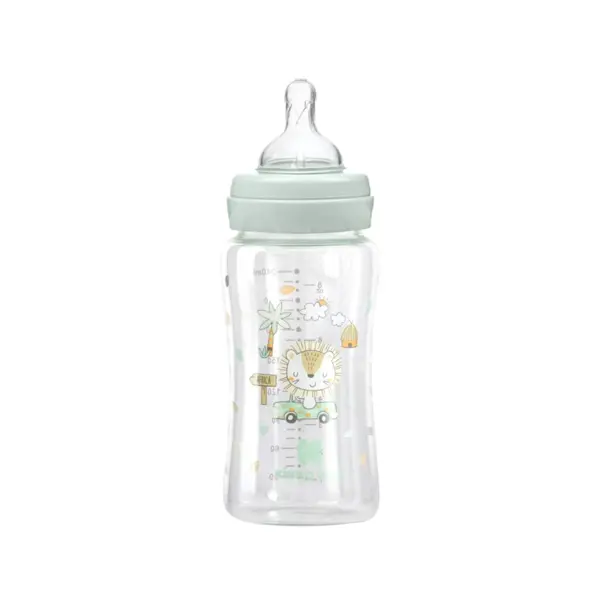 KIKKA BOO STAKLENA BOCA 240ML JUNGLE KING MINT