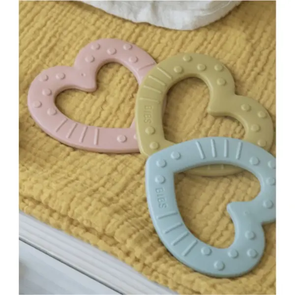 BIBS GLODALICA SRCE BLUSH