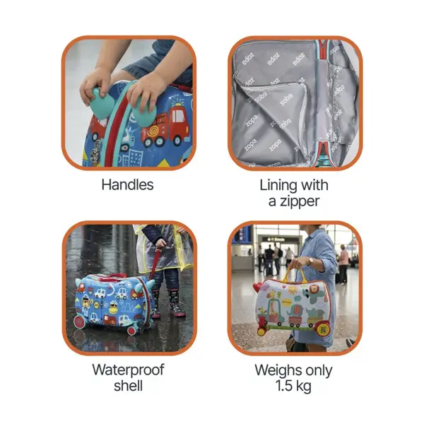 ZOPA KOFER PACK & RIDE DINO