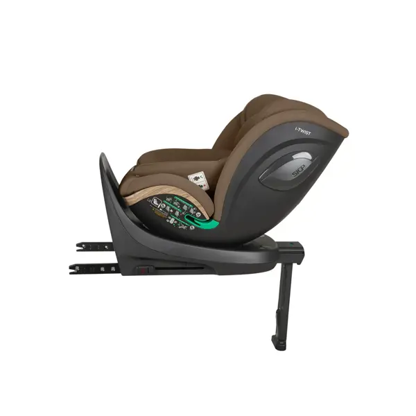 KIKKA BOO AUTOSJEDALICA I-TWIST I-SIZE,COFFEE