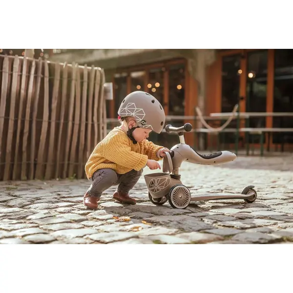 SCOOT AND RIDE KACIGA BROWNLINES XXS-S
