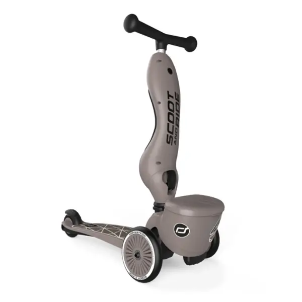 SCOOT AND RIDE HIGHWAYKICK 1 LIFESTYLE ROMOBIL, BROWN LINES 