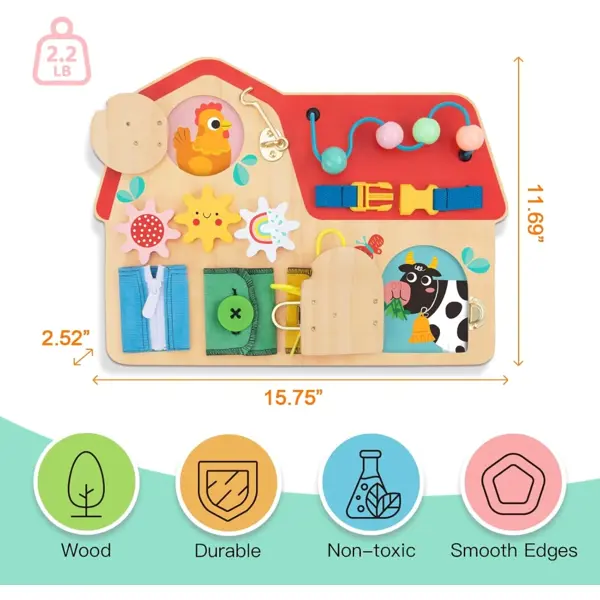 TOOKY TOY PLOČA KUĆICA-BRAVICE MOD.