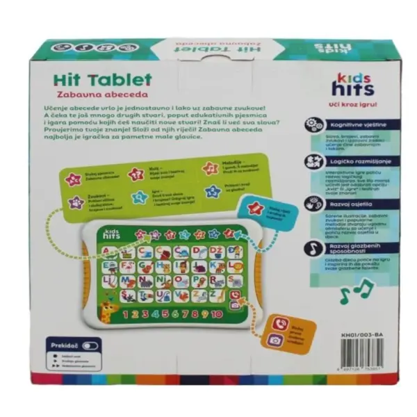 DJEČJI HIT TABLET ZABAVNA ABECEDA,HR M.