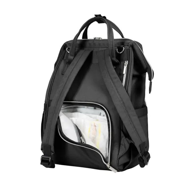 KIKKA BOO TORBA SIENA,BLACK&SILVER