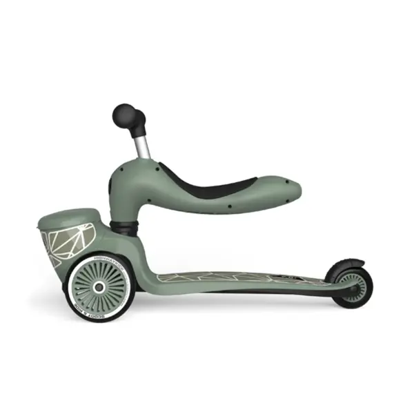 SCOOT AND RIDE HIGHWAYKICK 1 LIFESTYLE ROMOBIL, GREEN LINES