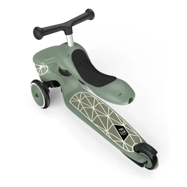 SCOOT AND RIDE HIGHWAYKICK 1 LIFESTYLE ROMOBIL, GREEN LINES