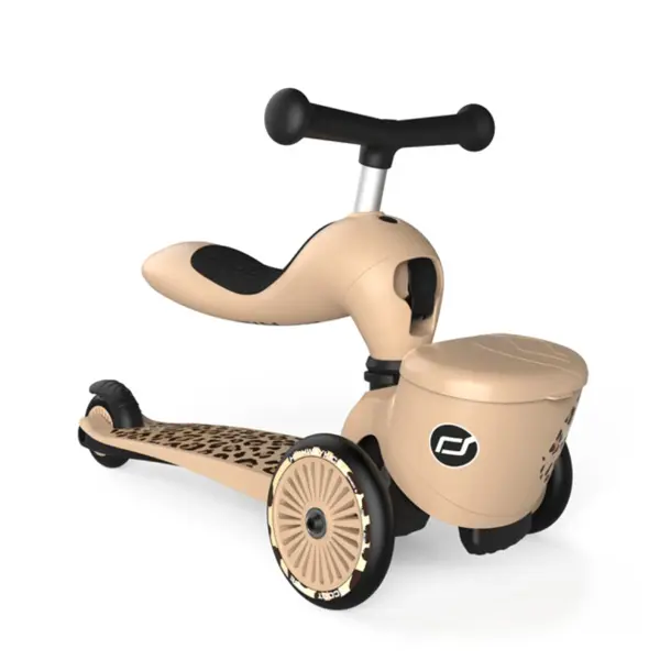 SCOOT AND RIDE HIGHWAYKICK 1 LIFESTYLE ROMOBIL, LEOPARD 