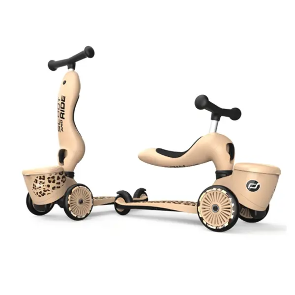 SCOOT AND RIDE HIGHWAYKICK 1 LIFESTYLE ROMOBIL, LEOPARD 