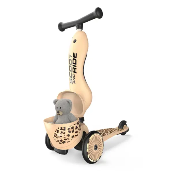 SCOOT AND RIDE HIGHWAYKICK 1 LIFESTYLE ROMOBIL, LEOPARD 