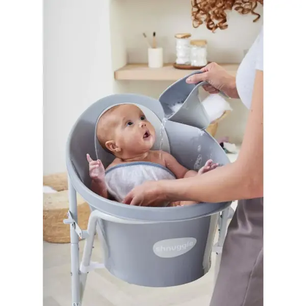 SHNUGGLE POSUDA ZA ISPIRANJE BEBE WASHY-PEBBLE GREY