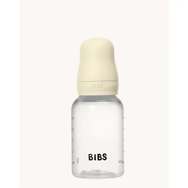BIBS BOCA PP, 150ML, LATEX, 1PAK SLOW FLOW, IVORY