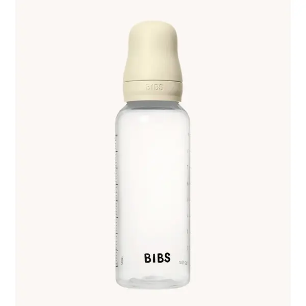 BIBS BOCA PP, 270ML, LATEX 1PAK, MEDIUM FLOW, IVORY