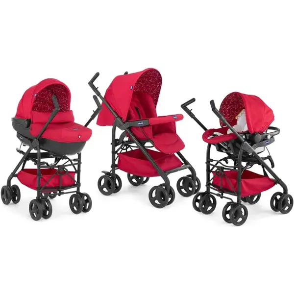 CHICCO TRIO SPRINT KIT CAR RED PASSION