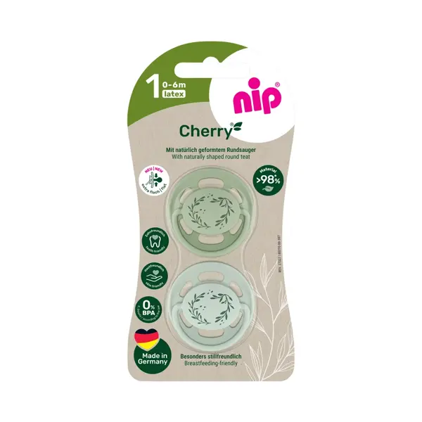 NIP CHERRY MIX LATEKS,VEL.1(0-6MJ)