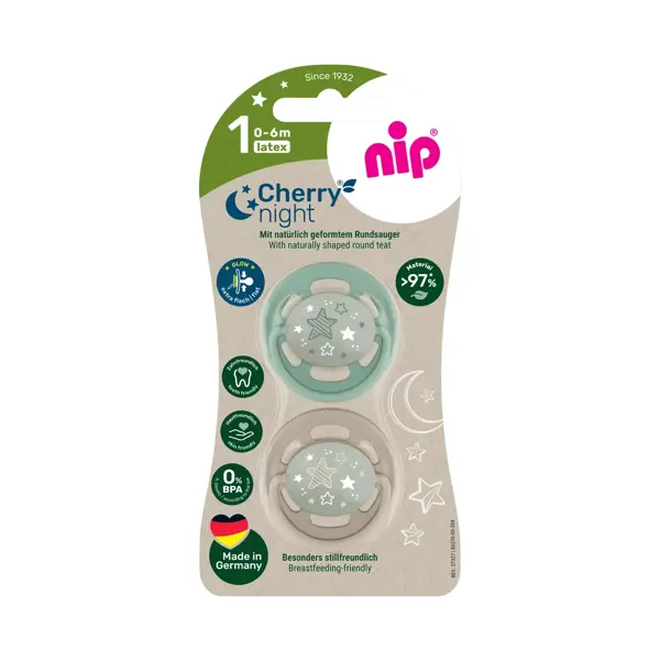 NIP CHERRY NIGHT MIX LATEKS,VEL.1(0-6MJ)