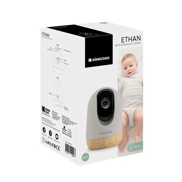 KIKKA BOO WIFI BABY MONITOR ETHAN 2026