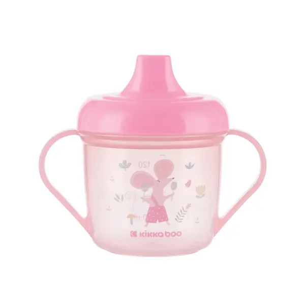 KIKKA BOO PP ŠALICA S IZLJEVOM 150ML PARTY PINK