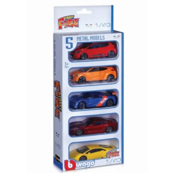 BURAGO 1/43 5-PC GIFT PK
