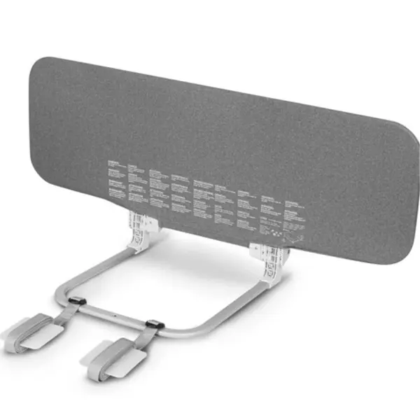 LIONELO LORA ZAŠTITNA OGRADA ZA KREVET SIVA 105X45CM
