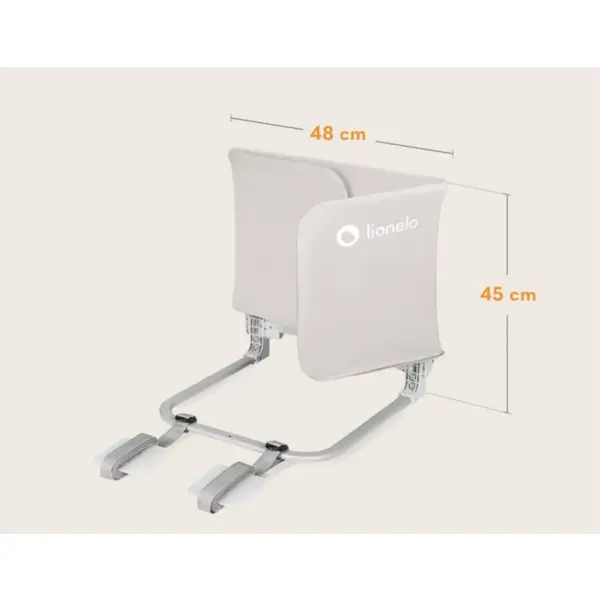 LIONELO LORA ZASTITNA OGRADA ZA KREVET BEŽ 105X45CM