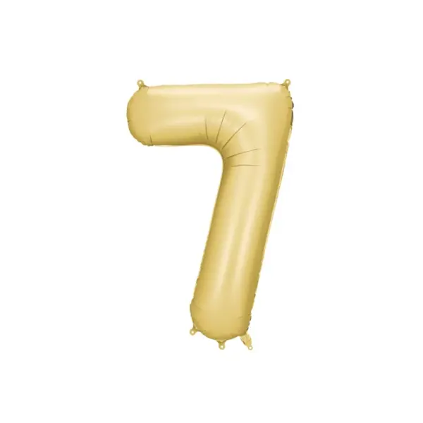 FOLIJSKI BALON MAT ZLATNO 86CM,BR.7 TŠ.