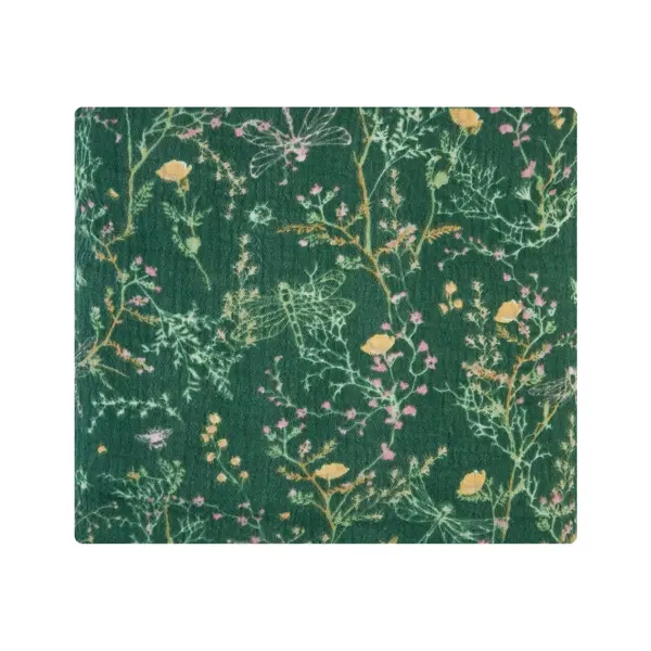 KIKKA BOO DVOSLOJNA MUSLIN DEKICA 100X100CM,SECRET GARDEN,GR