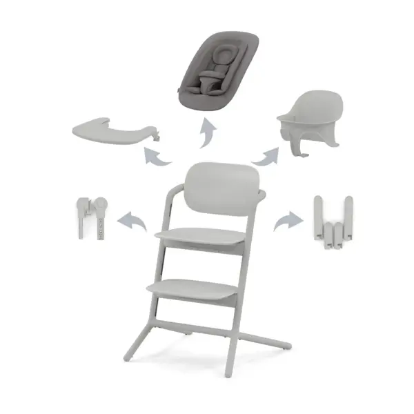 CYBEX HRANILICA LEMO 4IN1 SET ABTSHE SUEDE GREY