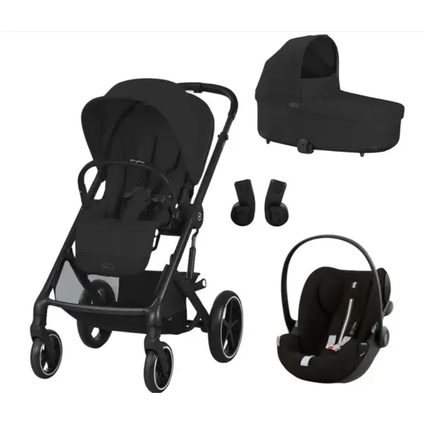 CYBEX KOLICA BALIOS S LUX BLK MOON BLACK SET 3IN1 