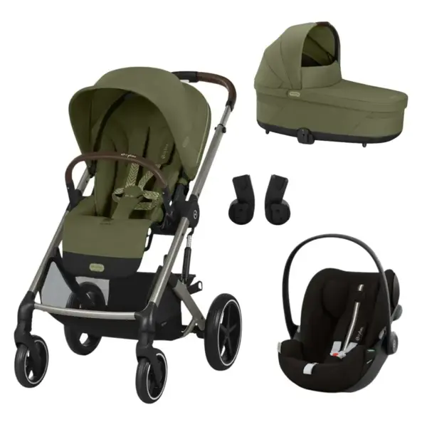 CYBEX KOLICA BALIOS S LUX TPE B MOSS GREEN KHAKI SET 3IN1 