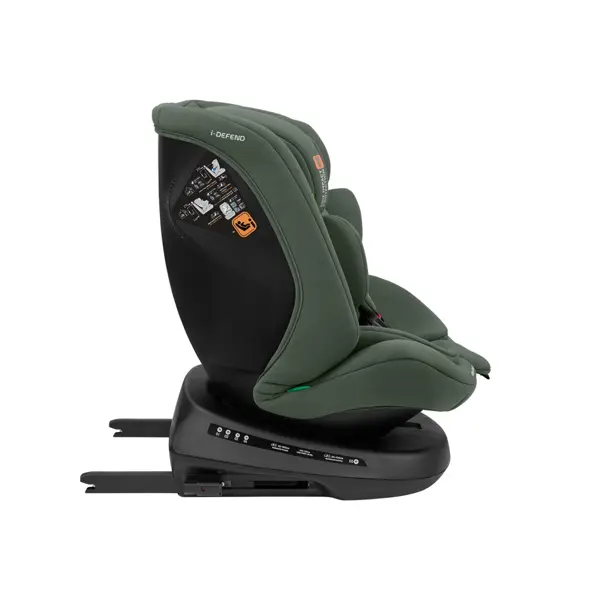 KIKKA BOO AUTOSJEDALICA 40-150CM I-DEFEND I-SIZE ARMY GREEN