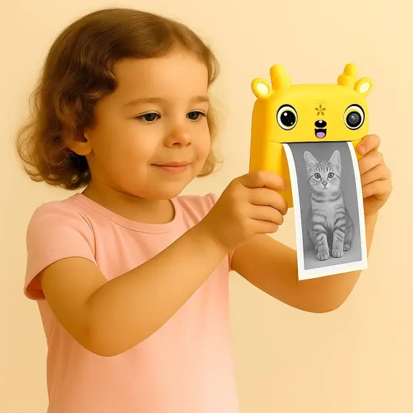 SNAPI DJEČJA KAMERA S TERMALNIM PRINTEROM FOTOGRAFIJA/ŽUTA