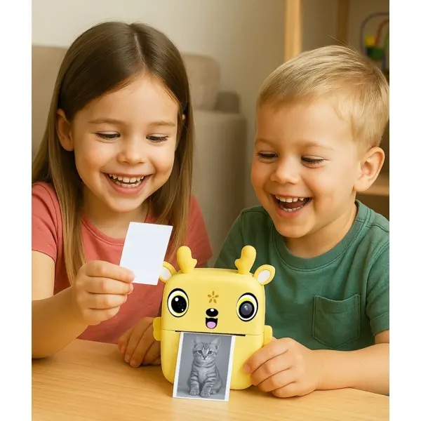 SNAPI DJEČJA KAMERA S TERMALNIM PRINTEROM FOTOGRAFIJA/ŽUTA