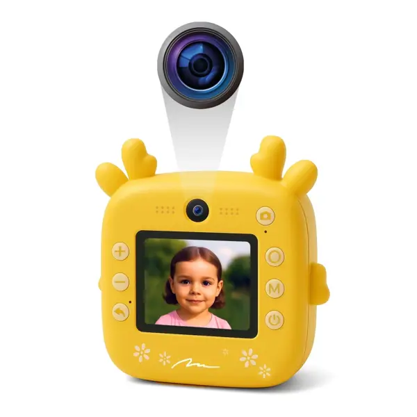 SNAPI DJEČJA KAMERA S TERMALNIM PRINTEROM FOTOGRAFIJA/ŽUTA