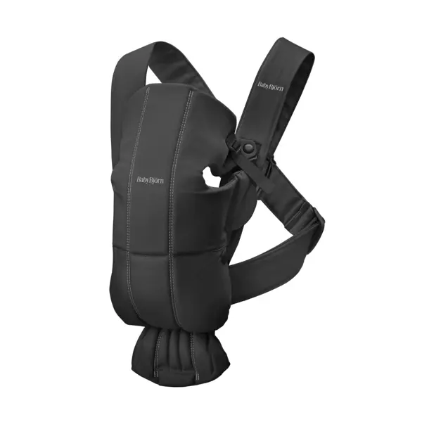BABYBJORN MINI KENGUR, WOVEN, BLACK
