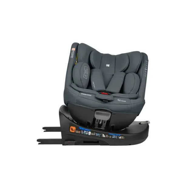 KIKKA BOO AUTOSJEDALICA I-ROUND,I-SIZE,40-150CM,DARK GREY