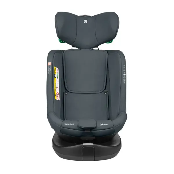 KIKKA BOO AUTOSJEDALICA I-ROUND,I-SIZE,40-150CM,DARK GREY