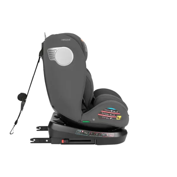 KIKKA BOO I-MOOVE 2,I-SIZE,AUTOSJEDALICA 40-150CM,DARK GREY