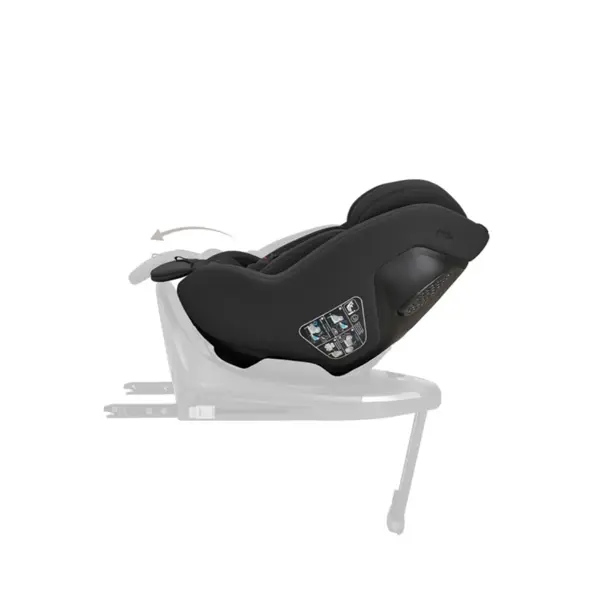 KIKKA BOO I-CLASS PLUS,I-SIZE,AUTOSJEDALICA 40-105CM,NOIR