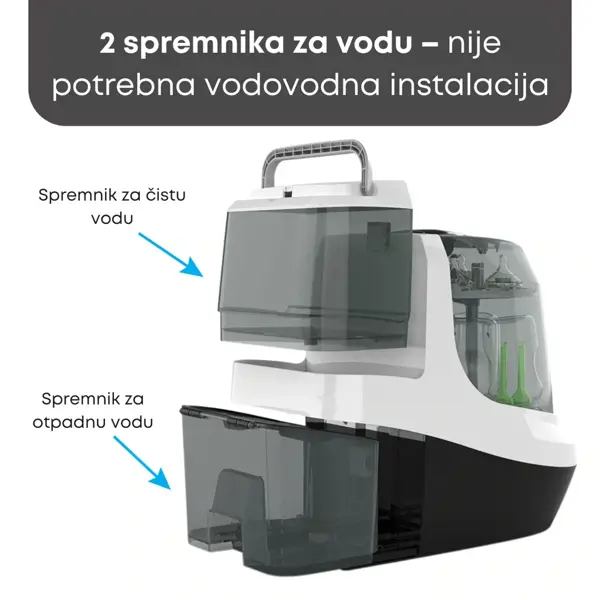 BABY BREZZA PERAČ I STERILIZATOR FLAŠICA PRO BLACK