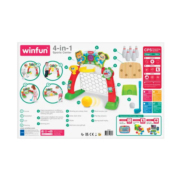 WINFUN IGRAČKA 4U1 SPORT CENTAR