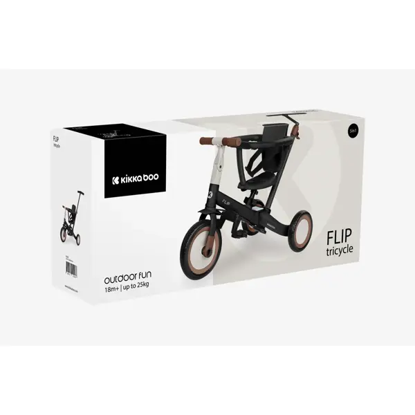KIKKA BOO TRICIKLO FLIP 5U1, BEIGE