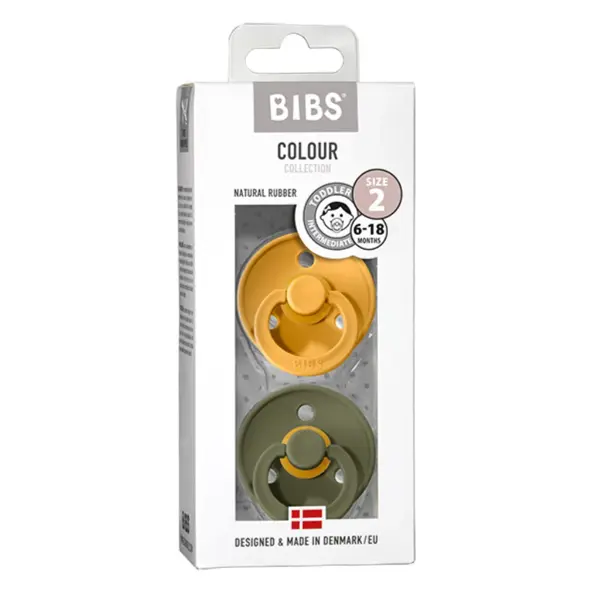 BIBS DUDE HONEY BEE & OLIVE VELIČINA 2