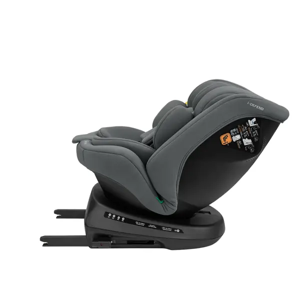 KIKKA BOO AUTOSJEDALICA I-DEFEND, I-SIZE, 40-150CM, GREY