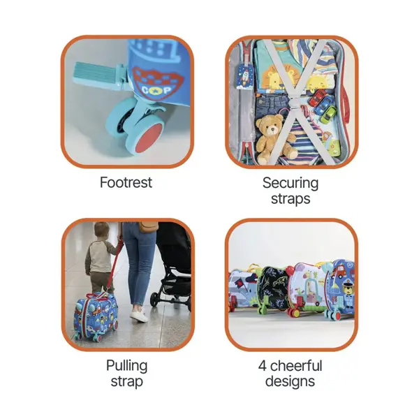 ZOPA KOFER PACK & RIDE SAILOR