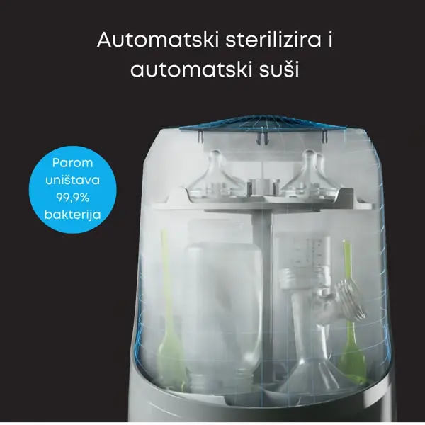 BABY BREZZA PERAČ I STERILIZATOR FLAŠICA PRO BLACK