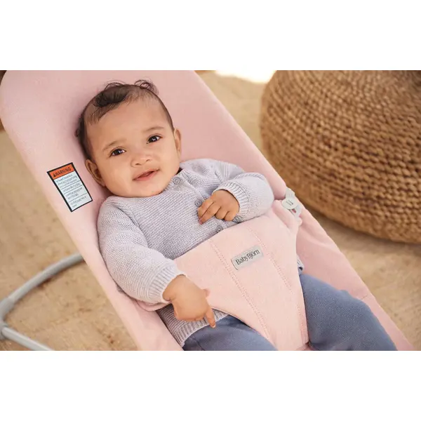 BABYBJORN BLISS WOVEN LEŽALJKA LIGHT PINK MELANGE